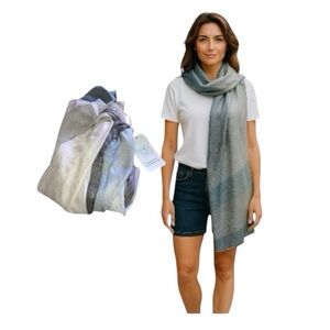 Time And Tru Oblong Ombré Foil Scarf